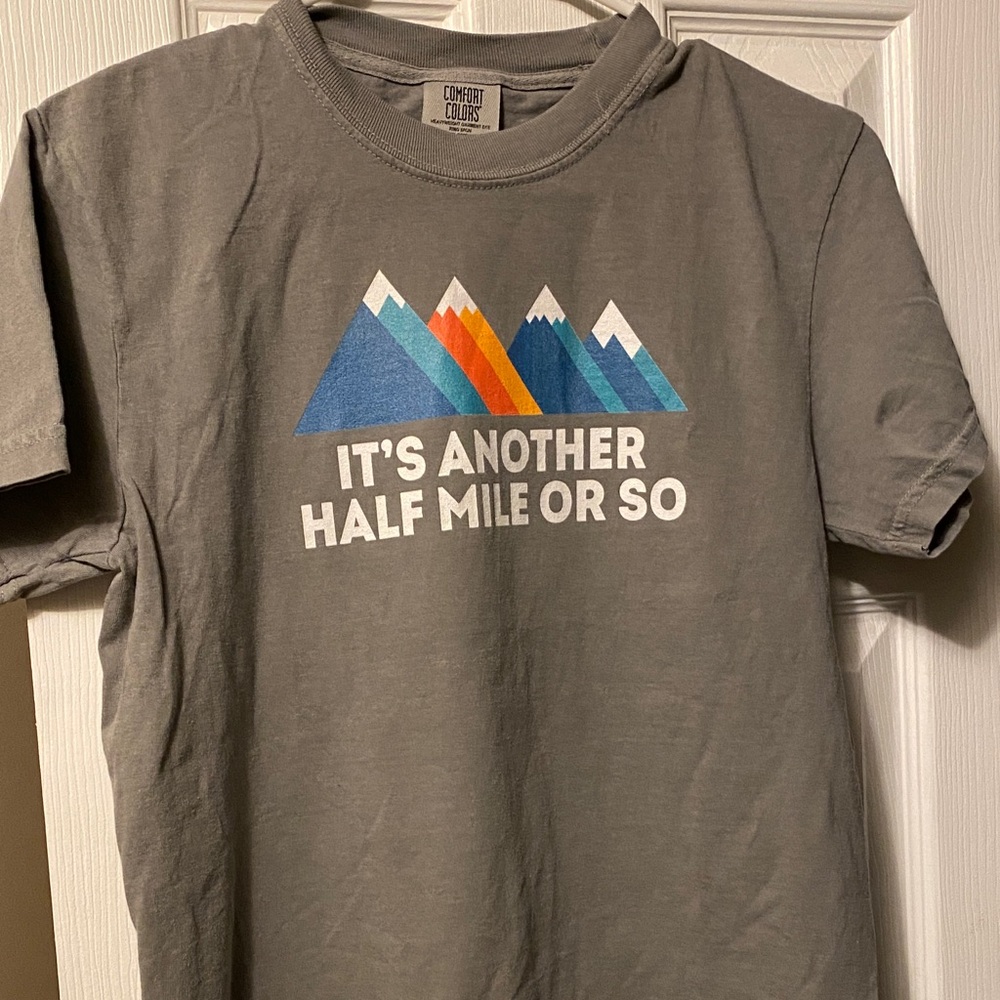 Gray Hiking Tee NWOT